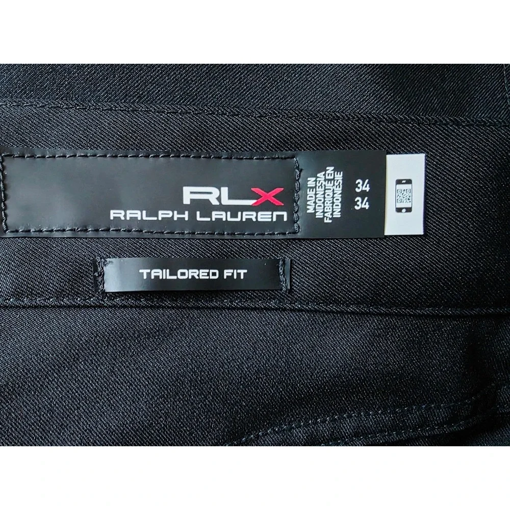 RLX Ralph Lauren Mens 34x34 Tailored Fit‎ Golf Pants Black NWT